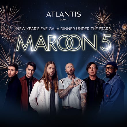New Year’s Eve Gala Dinner Under The Stars Featuring Maroon 5 In Dubai – New Years Eve Events TMLH.com Special Offers, Deals & Discounts in Turkey