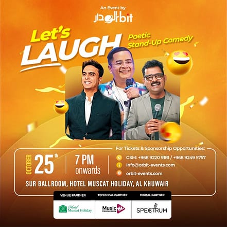 Let’s Laugh – Poetic Stand-up Comedy in Muscat – Shows and Theatrical Plays TMLH.com Special Offers, Deals & Discounts in Turkey