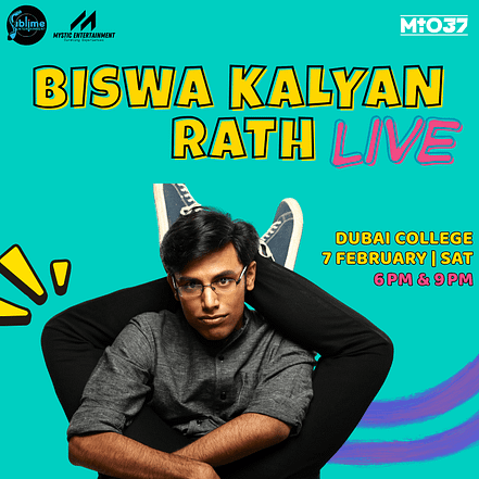 Biswa Kalyan Rath Live in Dubai 2026 – Shows and Theatrical Plays TMLH.com Special Offers, Deals & Discounts in Turkey