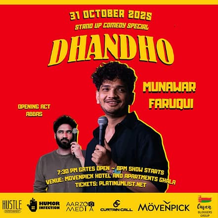 Dhandho – A Stand-Up Comedy Show ft. Munawar Faruqui in Muscat – Shows and Theatrical Plays TMLH.com Special Offers, Deals & Discounts in Turkey