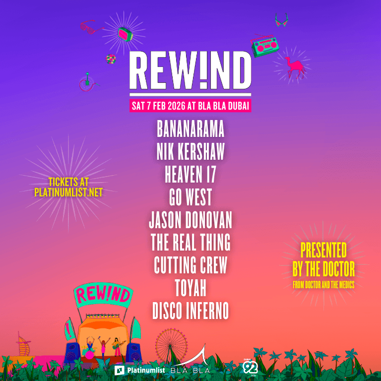 REW!ND Fest DXB 2026 – The Ultimate 80s & 90s Experience Returns to Bla Bla! – Festival TMLH.com Special Offers, Deals & Discounts in Turkey