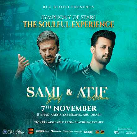 Blu Blood presents Symphony of Stars with Atif Aslam and Sami Yusuf at Etihad Arena in Abu Dhabi – Desi Events TMLH.com Special Offers, Deals & Discounts in Turkey