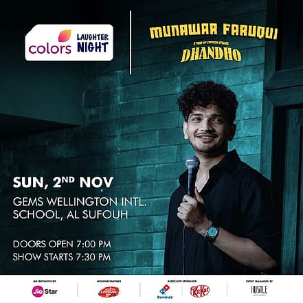 Colors Laughter Night ft. Munawar Faruqui in Dubai – Shows and Theatrical Plays TMLH.com Special Offers, Deals & Discounts in Turkey