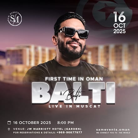 Balti Live in Muscat – Concerts TMLH.com Special Offers, Deals & Discounts in Turkey