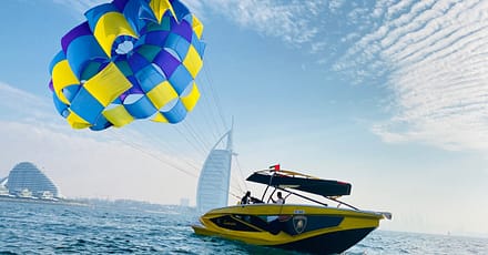 Soar Above Dubais Coastline With 30-Minute Parasailing For One Or Two Dubai TMLH.com Special Offers, Deals & Discounts in Turkey