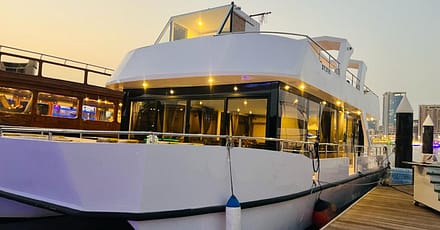 Dine, Dance, And Delight: Dubai Canal Dinner Dhow Cruise Dubai TMLH.com Special Offers, Deals & Discounts in Turkey