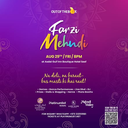 Farzi Mehndi by Out of the Box – Desi Events TMLH.com Special Offers, Deals & Discounts in Turkey