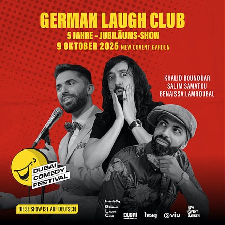 German Laugh Club 5-Year Anniversary Live at Dubai Comedy Festival – Dubai Comedy Festival TMLH.com Special Offers, Deals & Discounts in Turkey