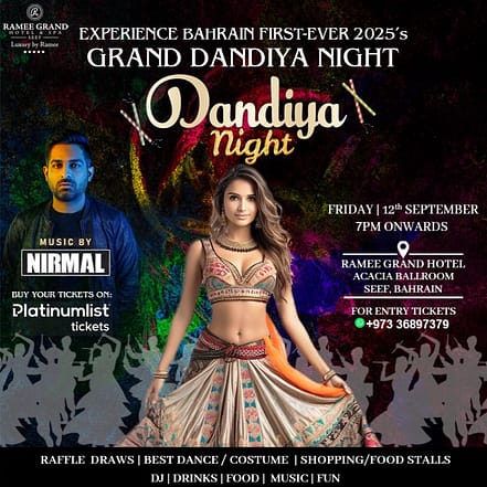 Grand Dandiya Night Bahrain – Desi Events TMLH.com Special Offers, Deals & Discounts in Turkey