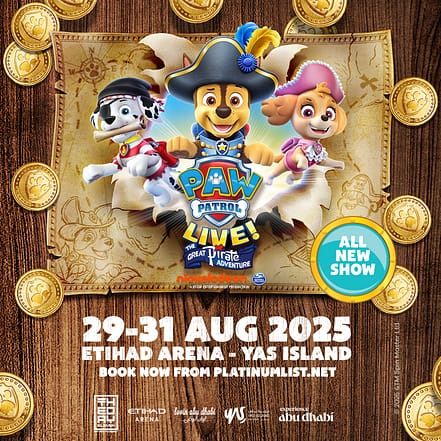 Paw Patrol Live! The Great Pirate Adventure at Etihad Arena Abu Dhabi – Kids Events TMLH.com Special Offers, Deals & Discounts in Turkey