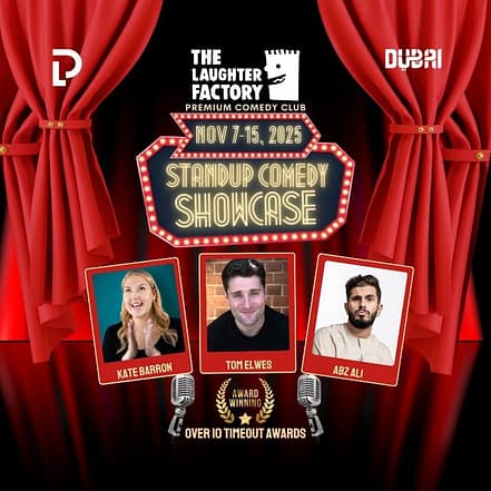 The Laughter Factory November 2025 in Dubai, Abu Dhabi and Rak – Comedy Events TMLH.com Special Offers, Deals & Discounts in Turkey