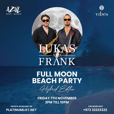 Full Moon Beach Party Featuring Lukas & Frank – Nightlife TMLH.com Special Offers, Deals & Discounts in Turkey