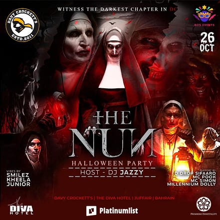 The Nun Halloween Party at Davy Corckett’s Bahrain – Nightlife TMLH.com Special Offers, Deals & Discounts in Turkey