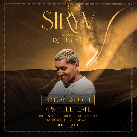 Stryv at Be Beach Dubai – Nightlife TMLH.com Special Offers, Deals & Discounts in Turkey