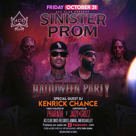 Sinister Prom “The Last Dance” Halloween Party live at ACE Club in Manama – Halloween TMLH.com Special Offers, Deals & Discounts in Turkey